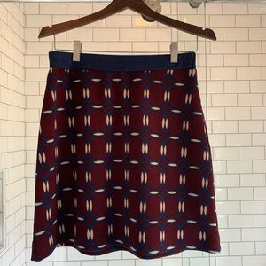 Geometric Patterned Skirt